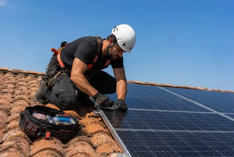 Maintenance et monitoring de panneaux solaires à Saint-Laurent-de-la-Prée