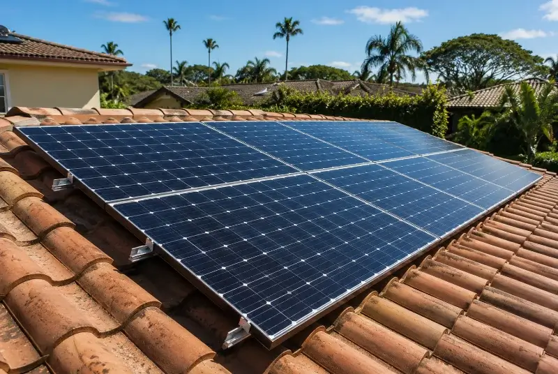 Installation de panneaux solaires à Saint-Laurent-de-la-Prée